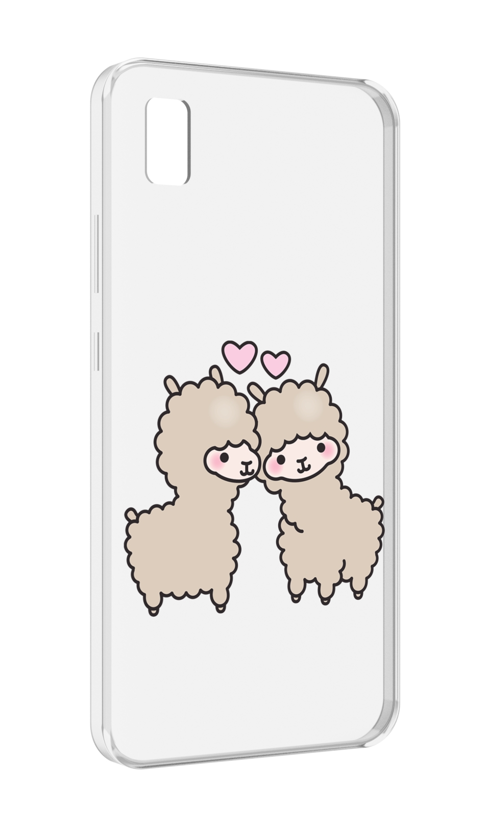 

Чехол MyPads влюбленные-барашки для ZTE BLADE L210, Прозрачный, Tocco
