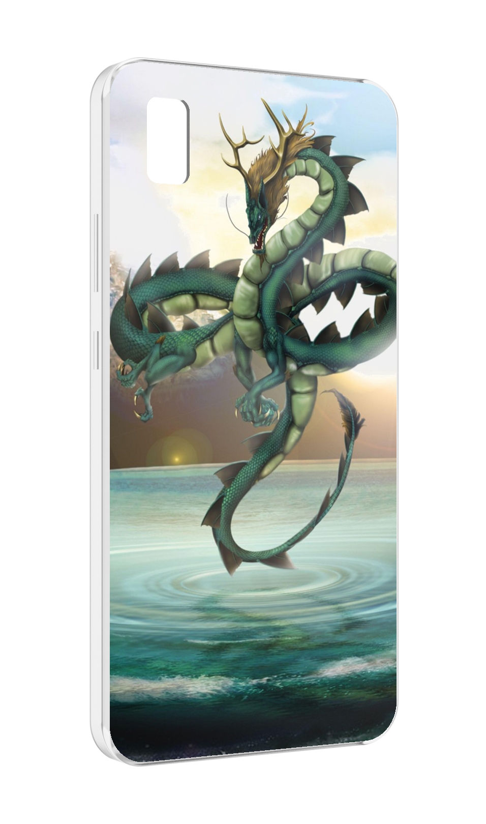 

Чехол MyPads водяной-дракон для ZTE BLADE L210, Прозрачный, Tocco