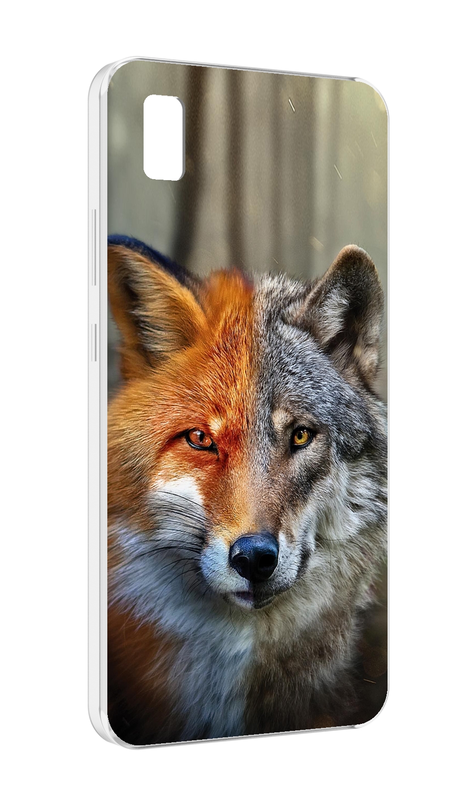 

Чехол MyPads волк-лиса для ZTE BLADE L210, Прозрачный, Tocco