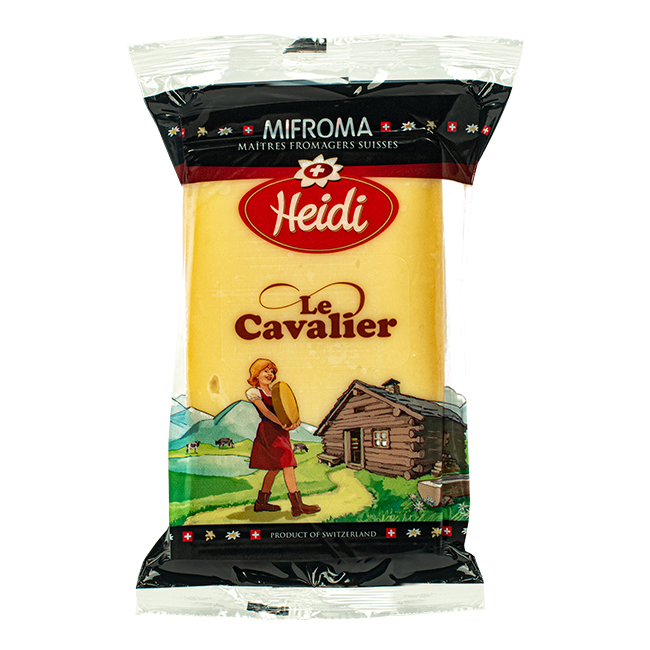 фото Сыр твердый heidi le cavalier швейцарский 52% 170 г бзмж