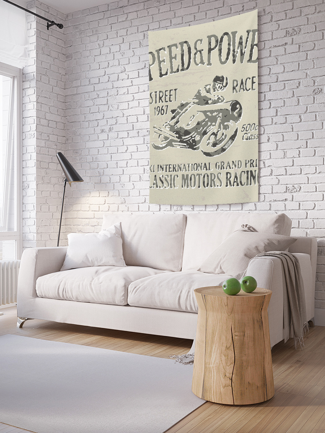 

Вертикальное фотопанно на стену JoyArty Скорость и мощность 150x200 см, Скорость и мощность