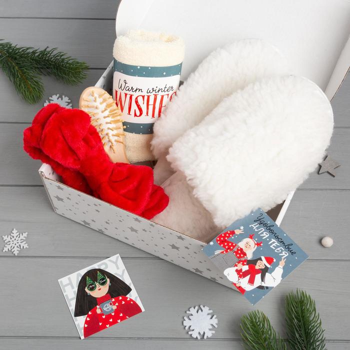 

Этель Набор подарочный Новый год: Warm winter wishes полотенце и аксессуары