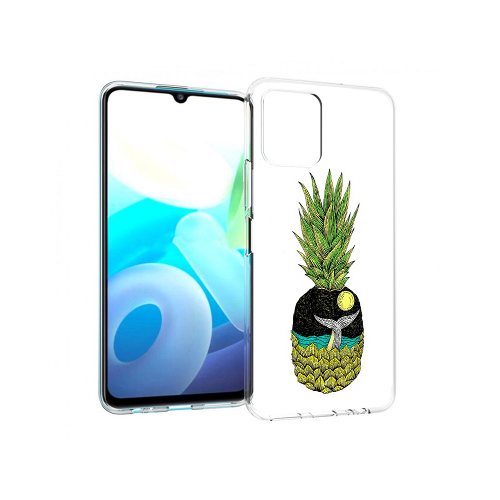 

Чехол MyPads Tocco для Vivo Y15s ананас с китом (PT224456.390.220), Прозрачный, Tocco