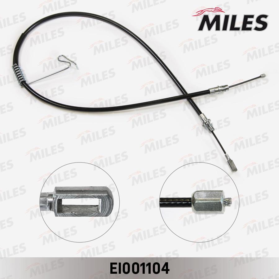 

MILES EI001104 Трос стояночного тормоза левый TRANSIT 06- EI001104