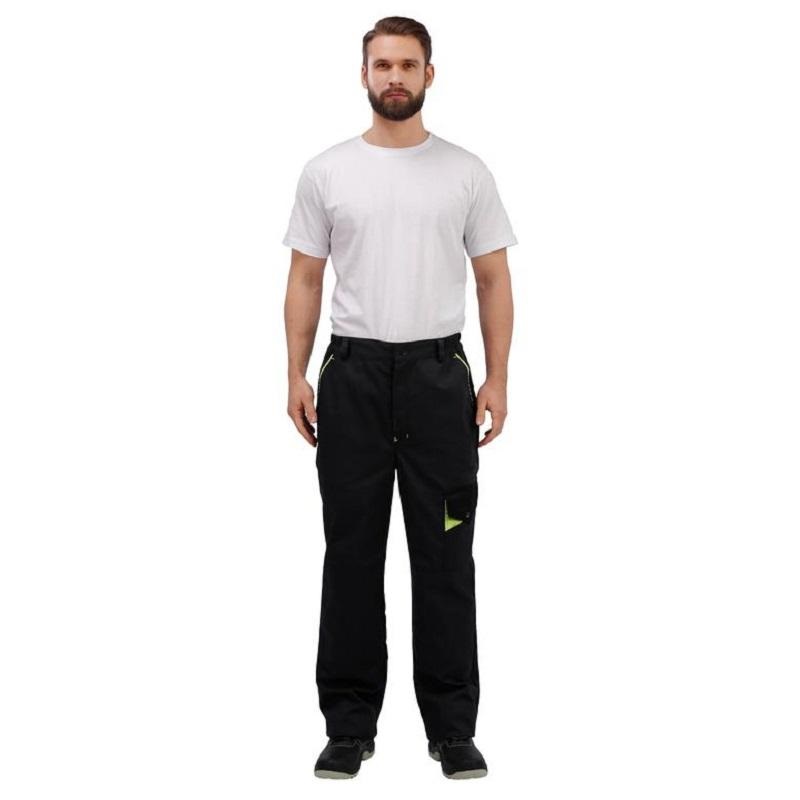 

Брюки рабочие NoBrand 1002378-K черный 52-54, 182-188