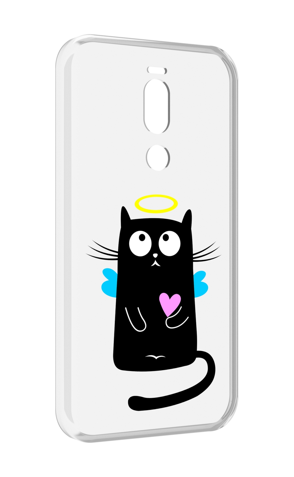 

Чехол Mypads Кот Ангелок Для Meizu X8, Прозрачный, Tocco