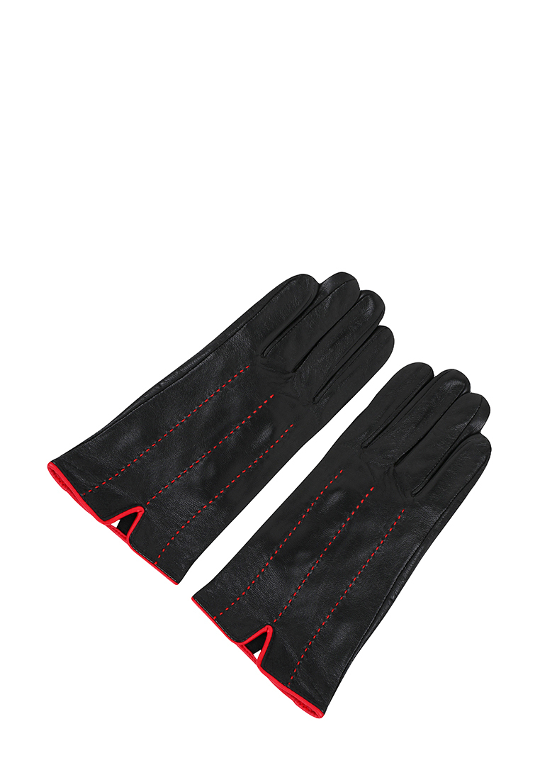 Перчатки женские Alessio Nesca A43715 черные/красные, р. S