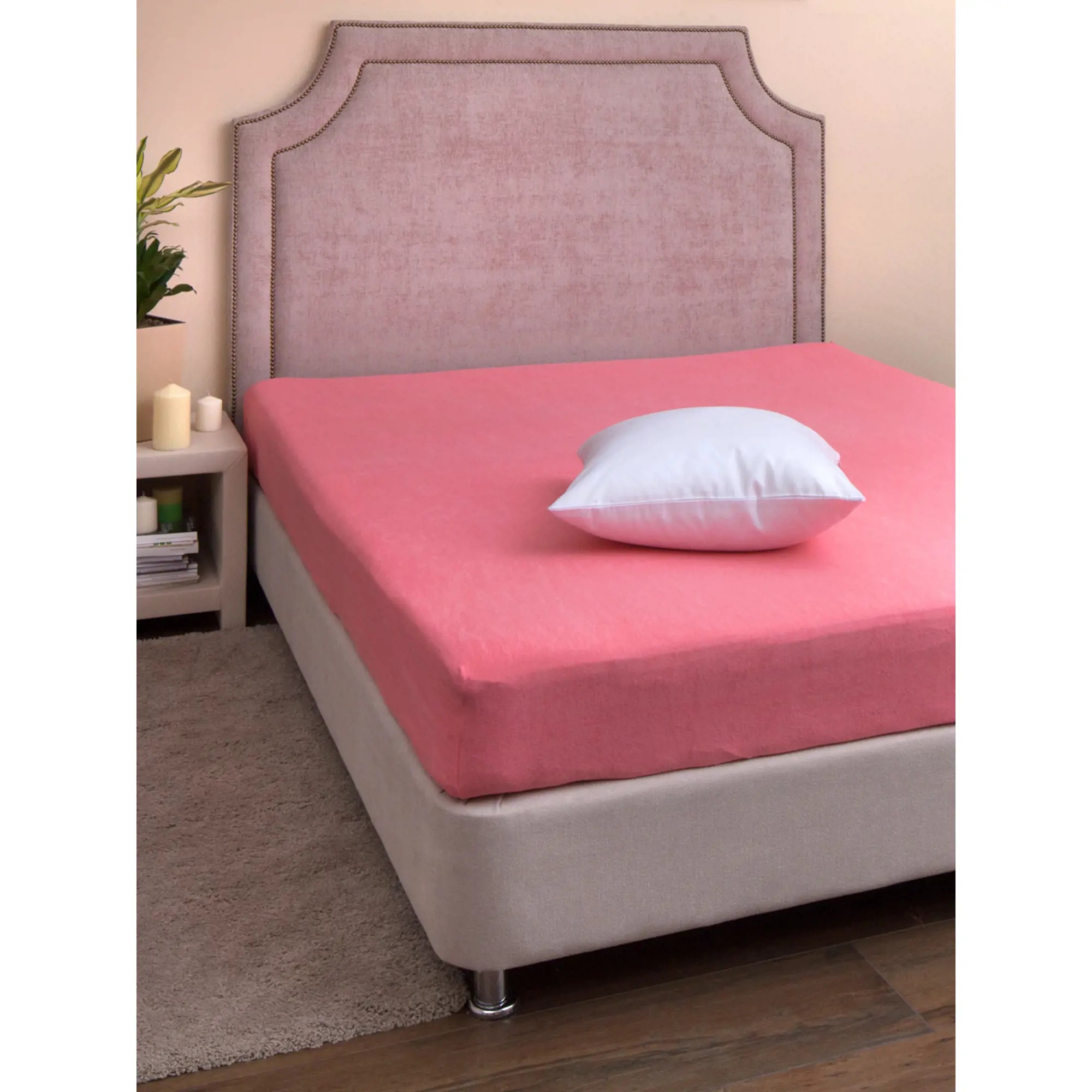 

Простыня на резинке 180*200*25; махра 160 гр 09м Коралл