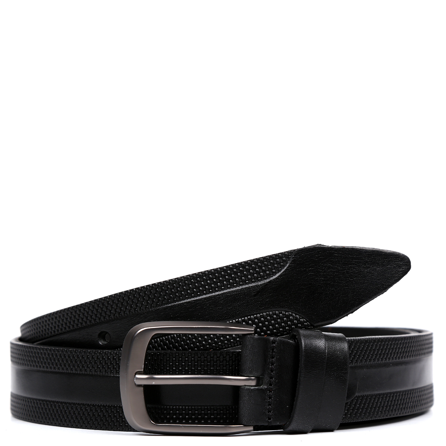 

Ремень мужской FABRETTI FR2231-2 черный, 120 см, FR2231-2