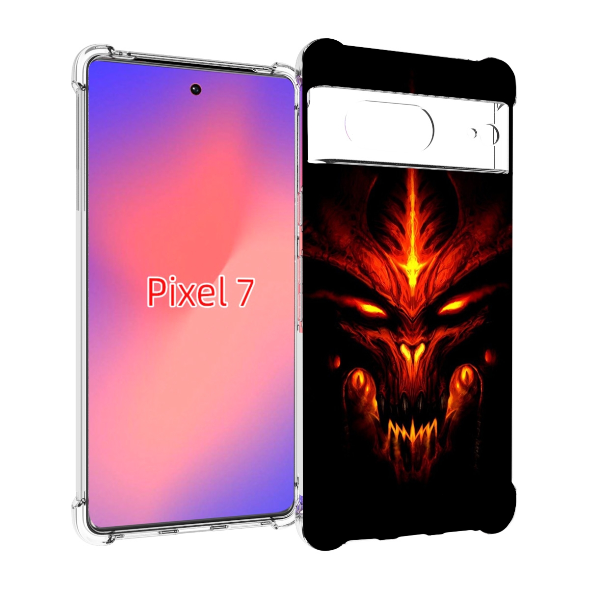 

Чехол Mypads Diablo-3 Для Google Pixel 7, Прозрачный, Tocco