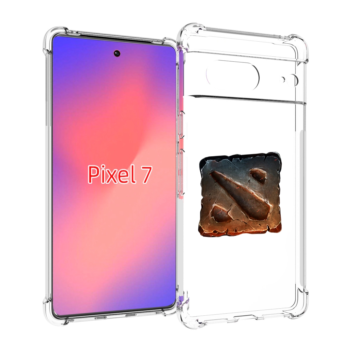 

Чехол Mypads Dota 2 Логотип 2 Для Google Pixel 7, Прозрачный, Tocco