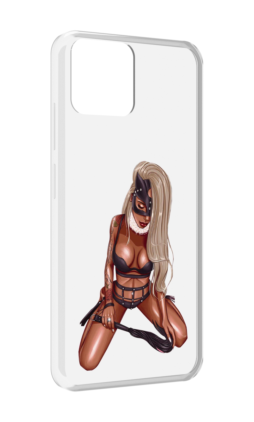 

Чехол MyPads плохая-девушка женский для Blackview A95, Прозрачный, Tocco