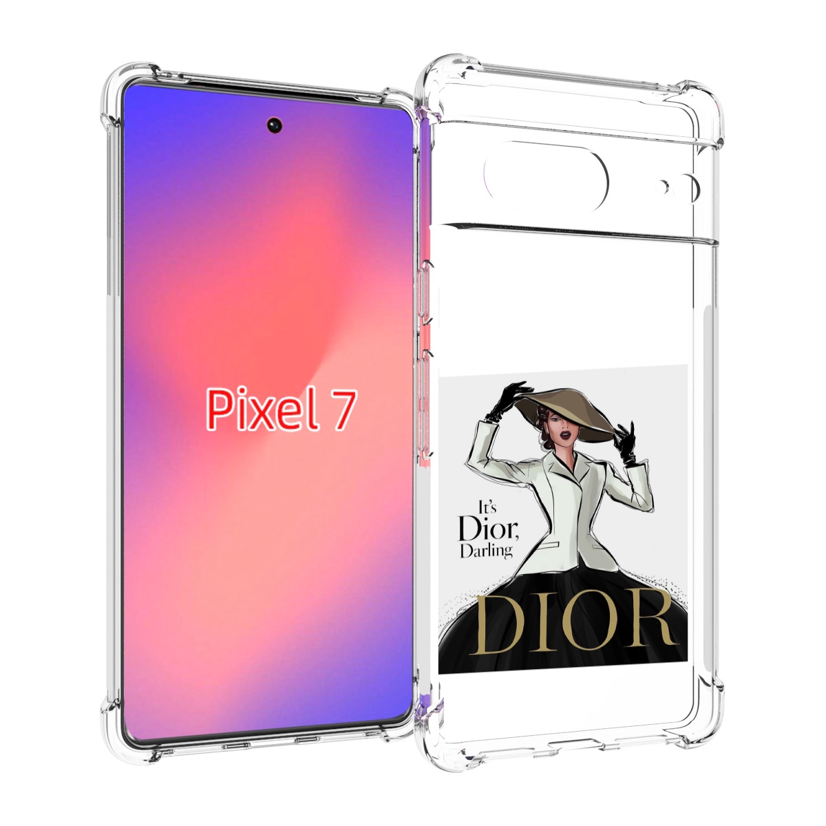 

Чехол Mypads Drawings Of Sketches Для Google Pixel 7, Прозрачный, Tocco