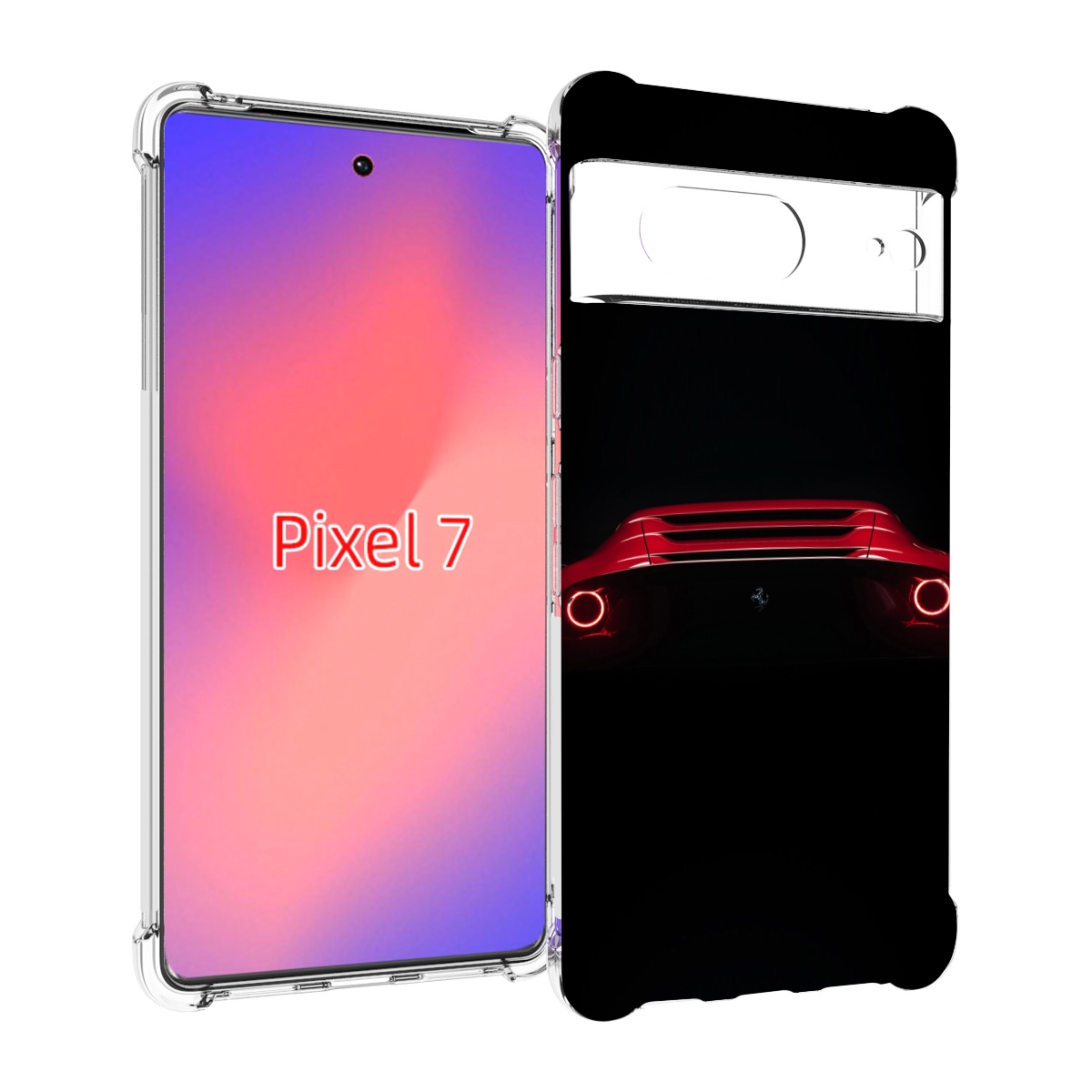 

Чехол Mypads Ferrari 1 Для Google Pixel 7, Прозрачный, Tocco