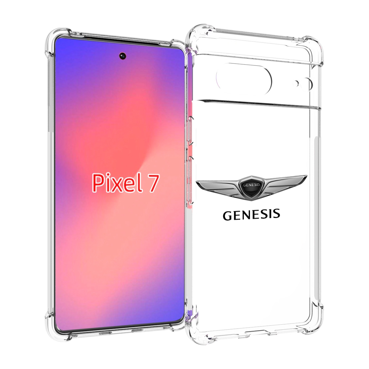 

Чехол Mypads Genesis-3 Мужской Для Google Pixel 7, Прозрачный, Tocco