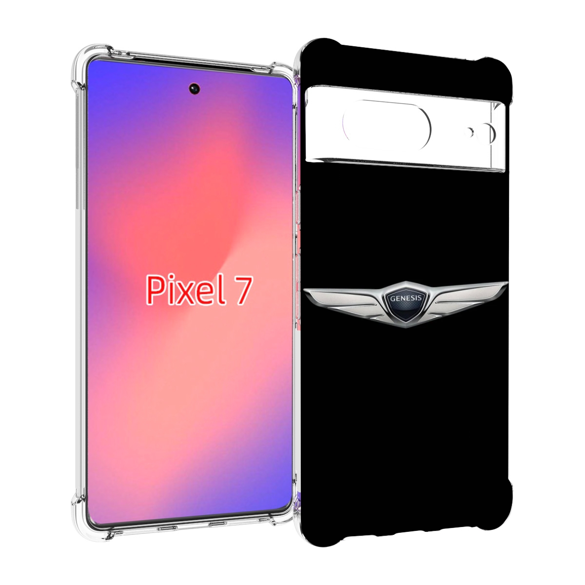 

Чехол Mypads Genesis 1 Мужской Для Google Pixel 7, Прозрачный, Tocco