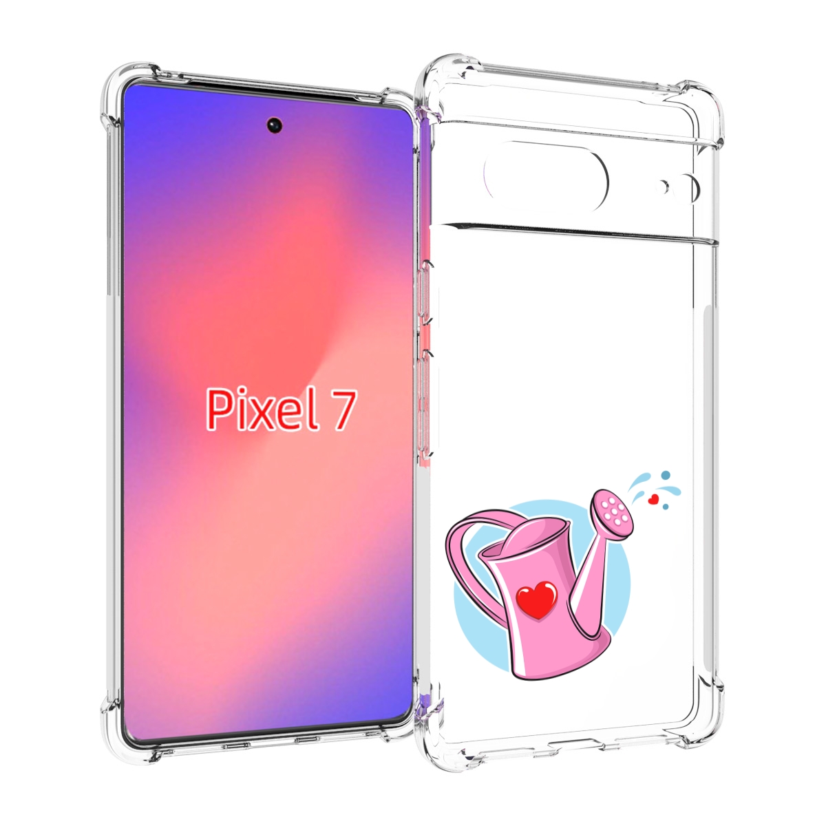 

Чехол Mypads Лейка Любви 14 Февраля Для Google Pixel 7, Прозрачный, Tocco