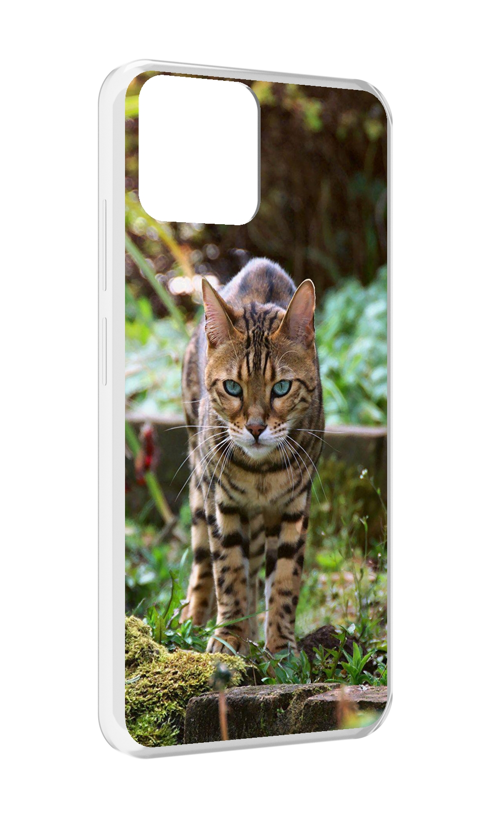 

Чехол MyPads порода кошка бенгальская для Blackview A95, Прозрачный, Tocco