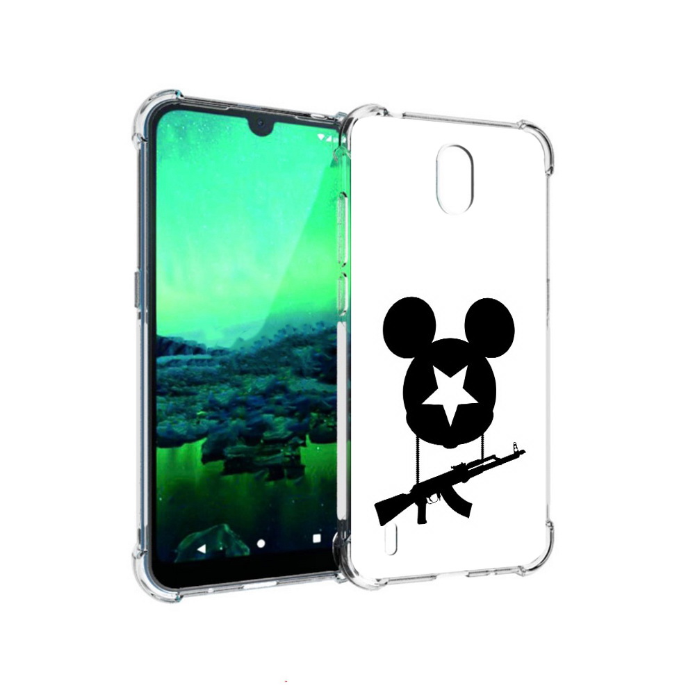

Чехол MyPads Tocco для Nokia 1.3 АК Микки (PT227048.104.26), Прозрачный, Tocco
