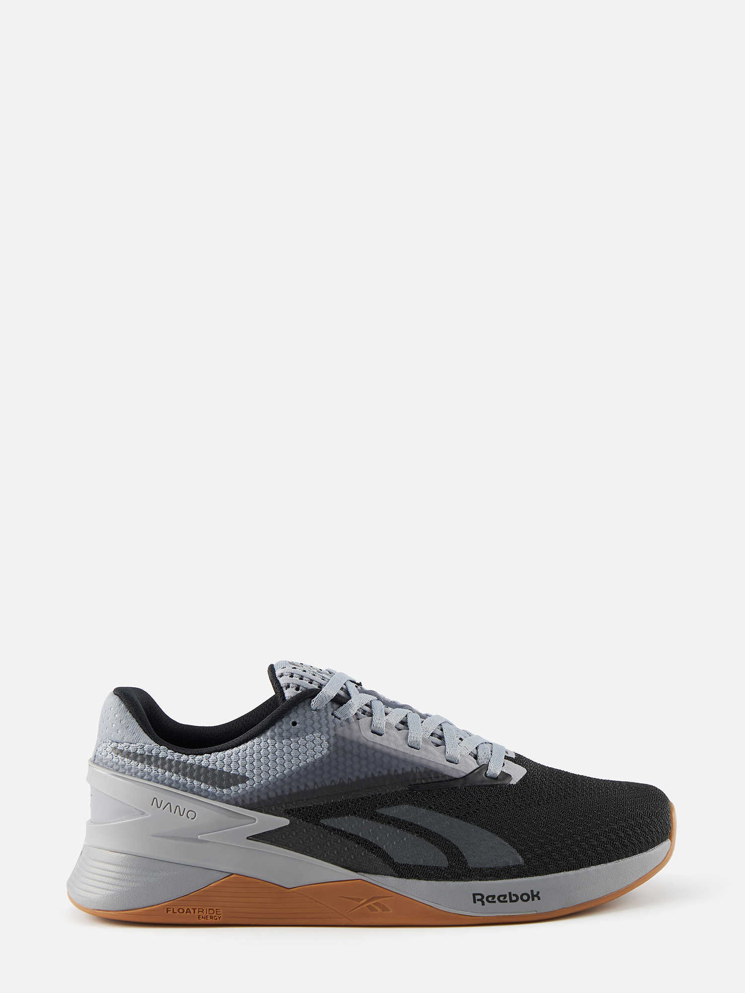 

Кроссовки унисекс Reebok Nano X3 IF2548 серые 10.5 US, Серый, Nano X3