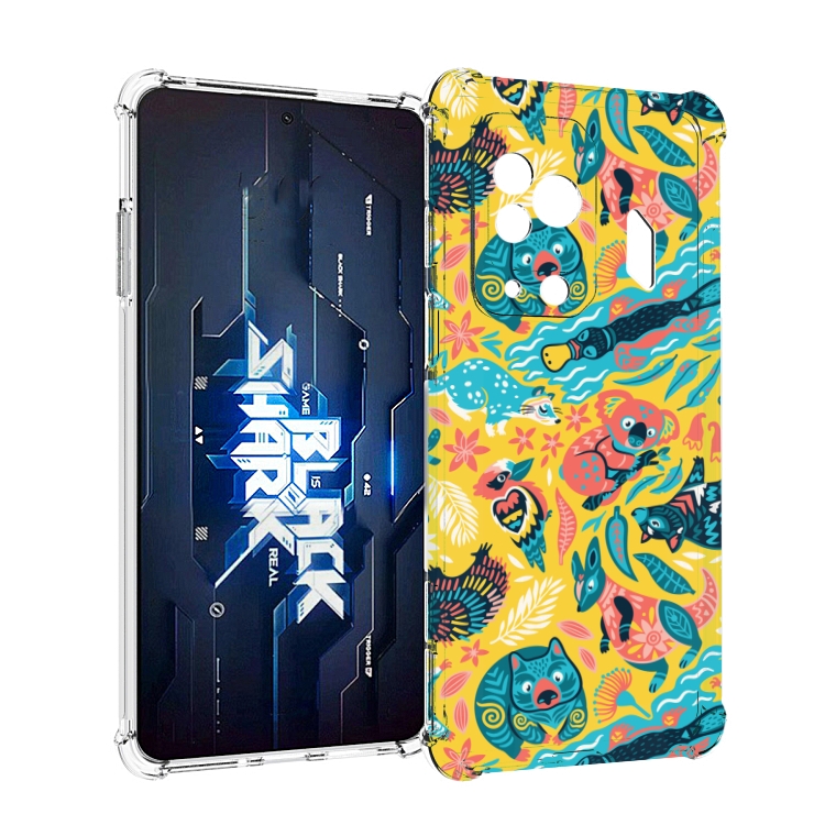 

Чехол MyPads seamless-pattern для Xiaomi Black Shark 5 Pro, Прозрачный, Tocco