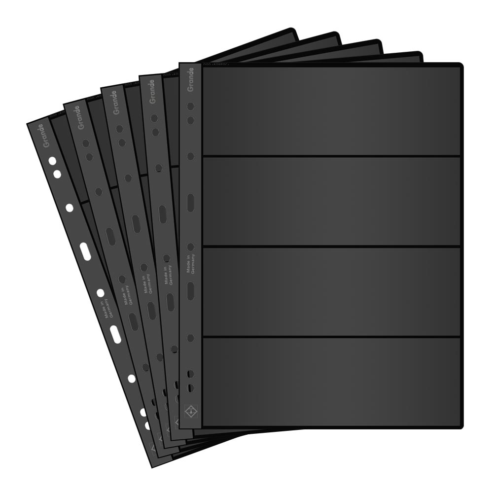 

Листы Leuchtturm 312682 Grande 4S на 8 банкнот бон 5 шт