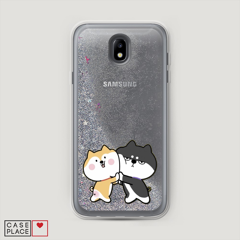 

Чехол Awog на Samsung Galaxy J7 2017 / Самсунг J7 2017 "Обнимашки акита", 23191-1