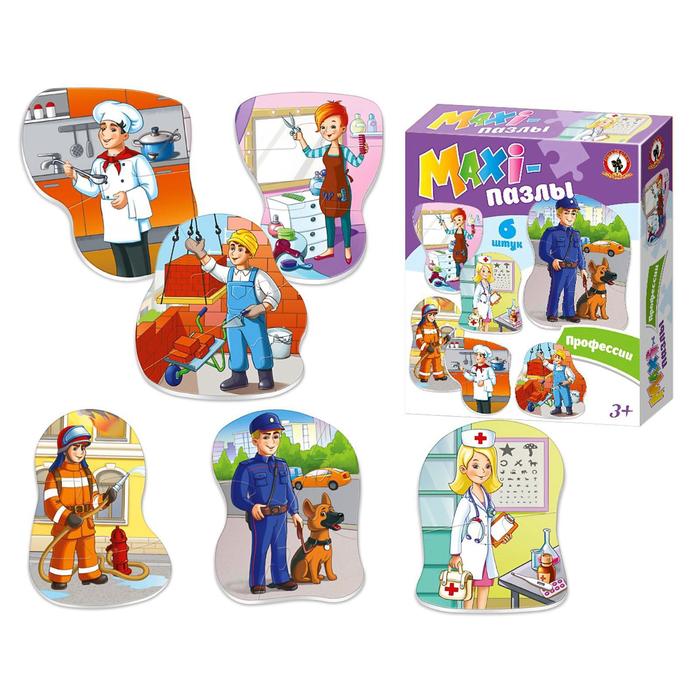 

Настольная игра-пазл «Профессии» 6 картинок (2 шт)