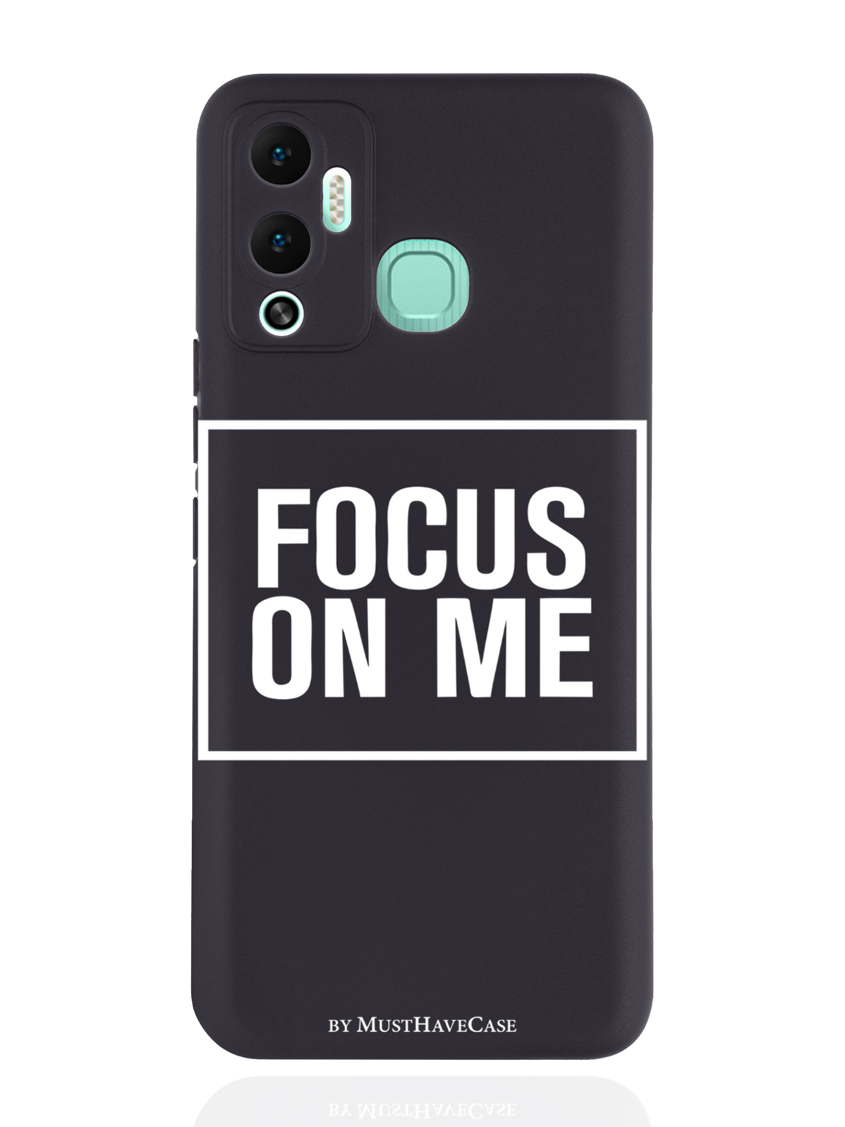 

Чехол MustHaveCase для Infinix Hot 12 Play Focus on me черный, Черный;белый