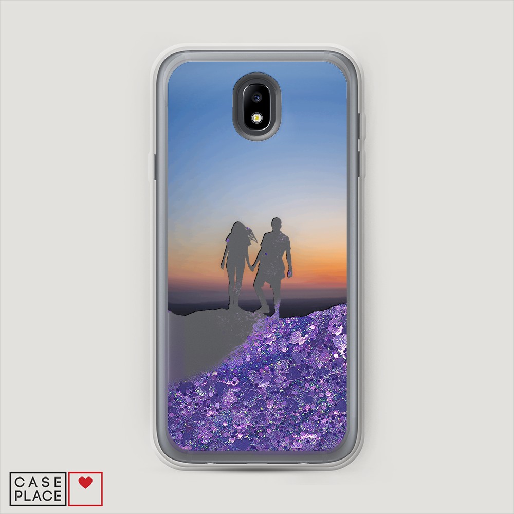 

Жидкий чехол с блестками "Звездный единорог" на Samsung Galaxy A91