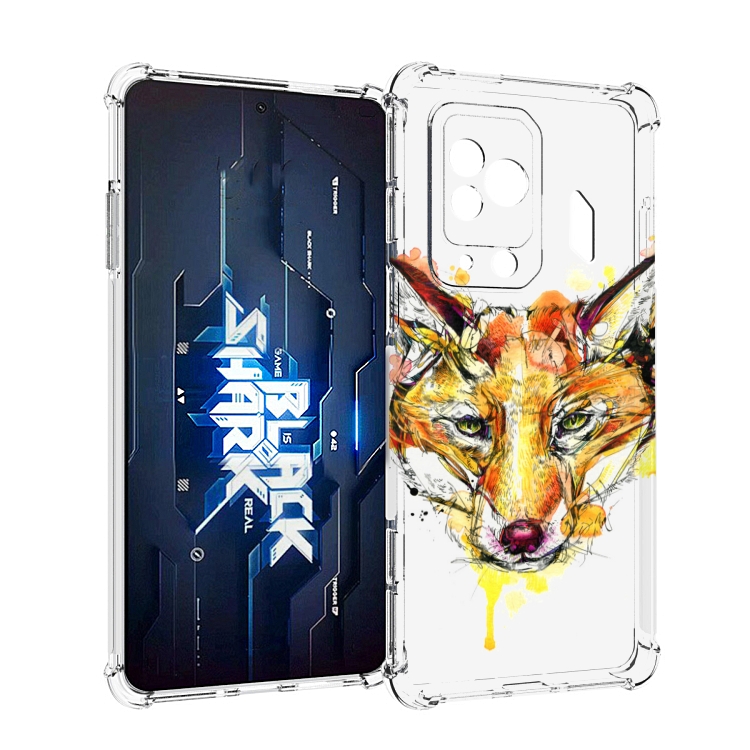 

Чехол MyPads Акварельная лиса для Xiaomi Black Shark 5 Pro, Прозрачный, Tocco