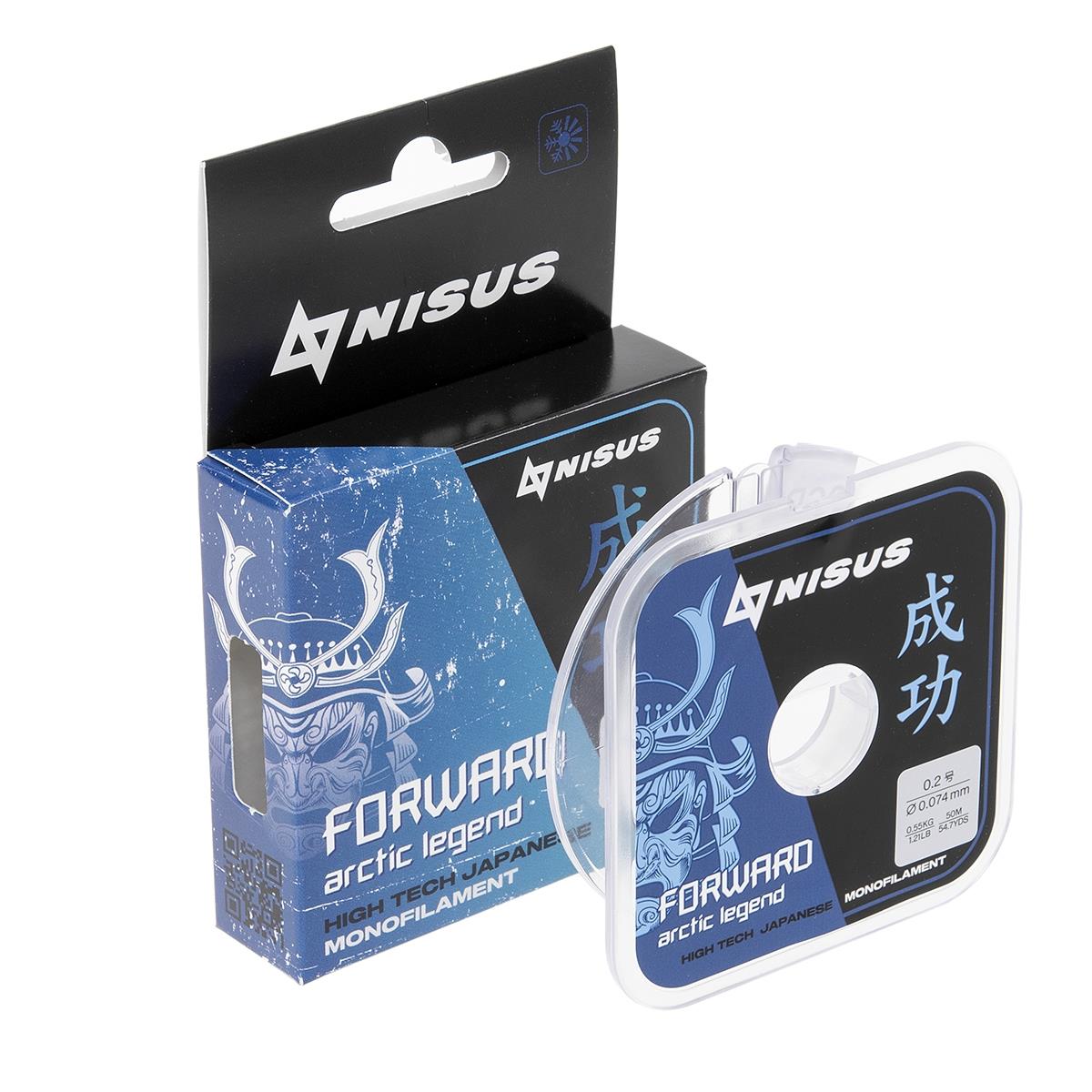 

Леска FORWARD ARCTIC LEGEND 0,074mm/50m Nylon Transparent (N-FAG-0.074-50) Nisus