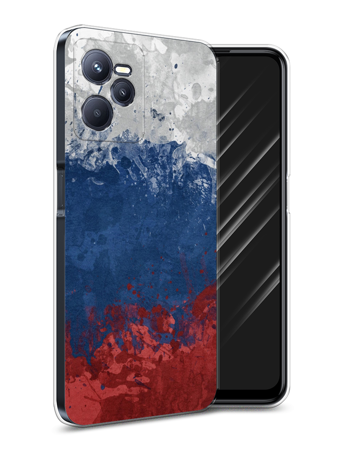

Чехол Awog на Realme C35 "Флаг России неровный", Разноцветный, 259250-5