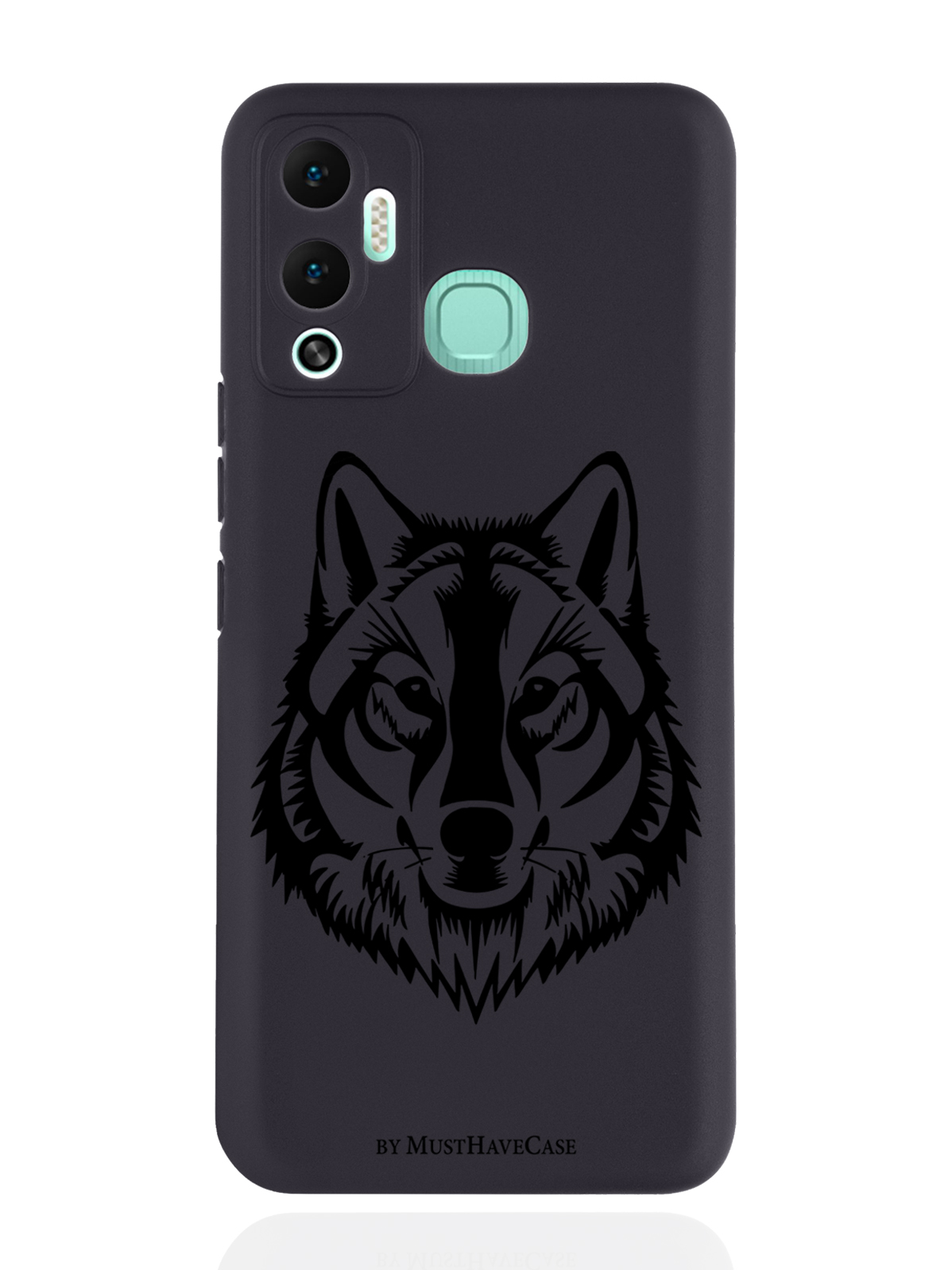 

Чехол MustHaveCase для Infinix Hot 12 Play Волк черный