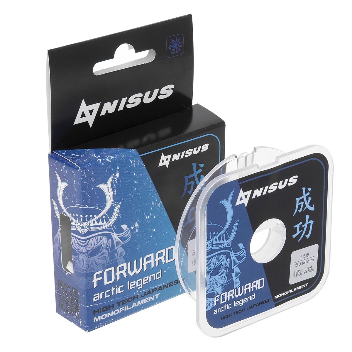 

Леска FORWARD ARCTIC LEGEND 0,181mm/50m Nylon Transparent (N-FAG-0.181-50) Nisus, Прозрачный