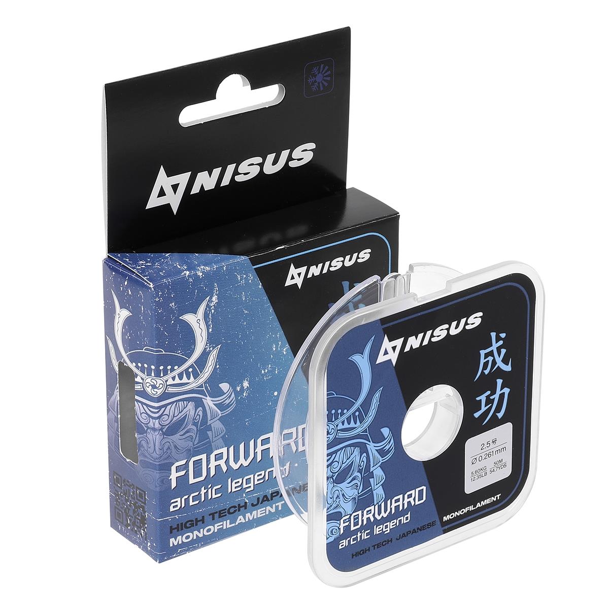 

Леска FORWARD ARCTIC LEGEND 0,261mm/50m Nylon Transparent (N-FAG-0.261-50) Nisus