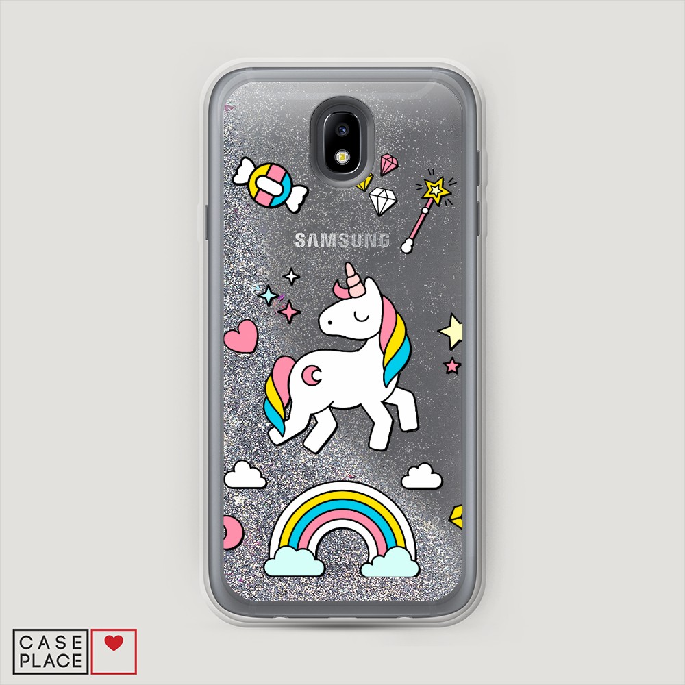 

Чехол Awog на Samsung Galaxy J7 2017 / Самсунг J7 2017 "Принцесса единорог", 23191-1