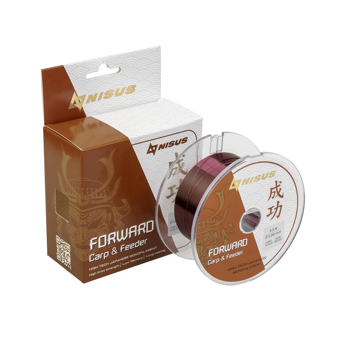 

Леска FORWARD Carp&Feeder brown 0,261mm/300m Nylon (N-FCF-0261-300) Nisus
