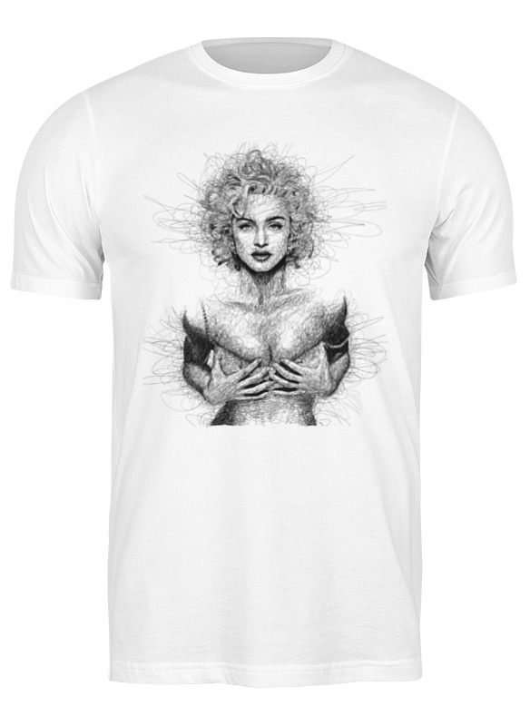 

Футболка мужская Printio Madonna белая XL, Белый, Madonna