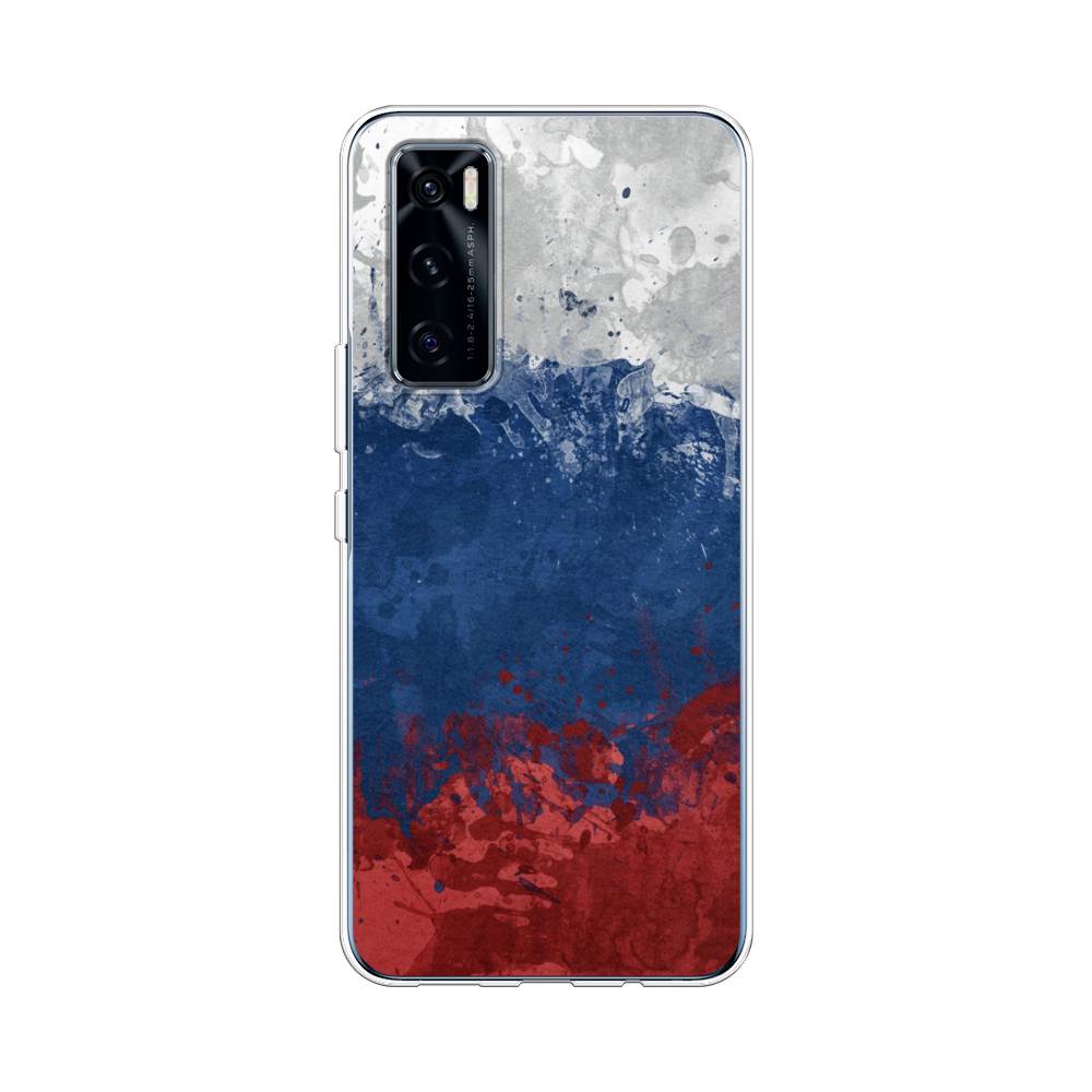 

Чехол Awog на Vivo V20 SE "Флаг России неровный", Разноцветный, 263550-5