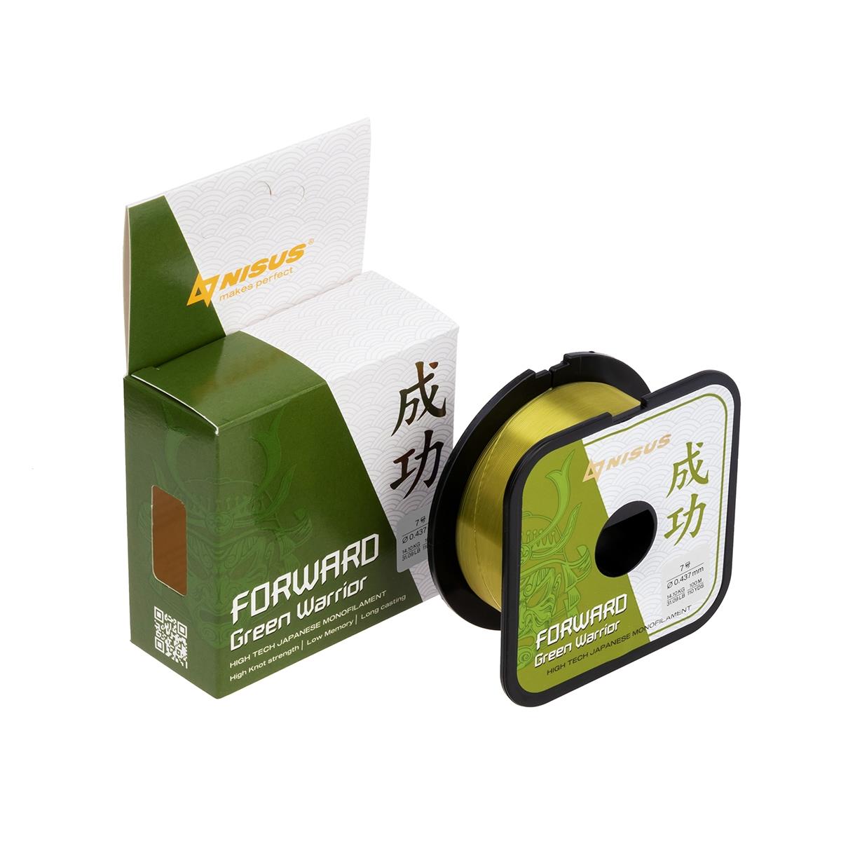 

Леска FORWARD Green Warrior 0,496mm/100m Nylon (N-FGW-0496-100) Nisus