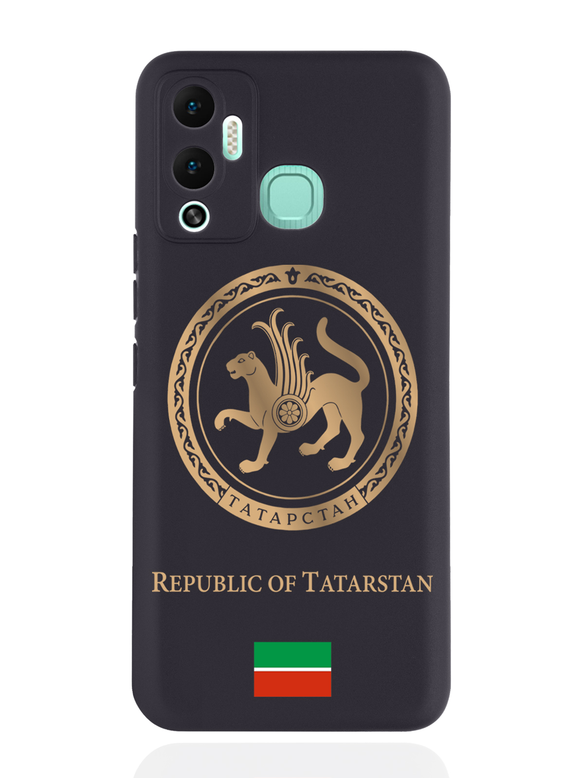 

Чехол SignumCase для Infinix Hot 12 Play Золотой Герб Татарстана черный, Золотистый;черный