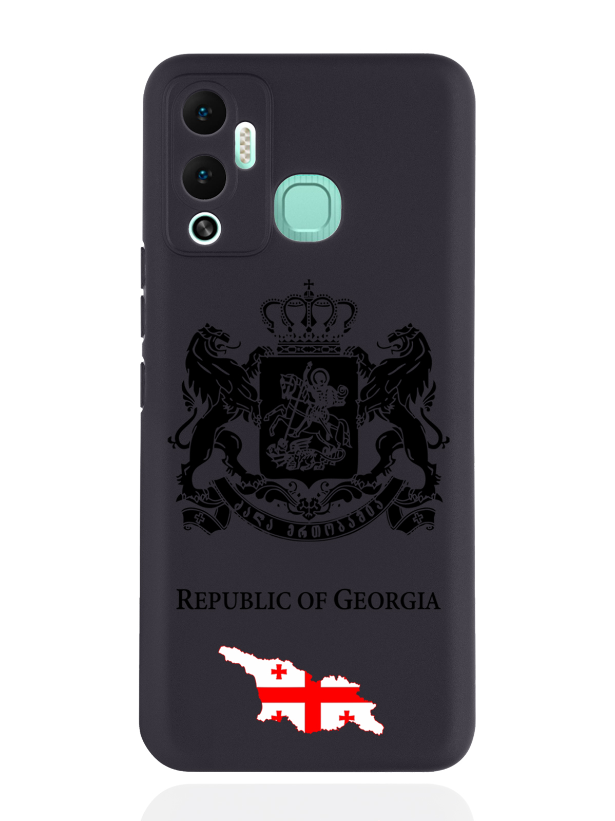 

Чехол SignumCase для Infinix Hot 12 Play Черный лаковый Герб Грузии черный