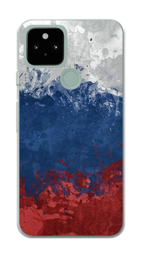 

Чехол Awog на Google Pixel 5 "Флаг России неровный", Разноцветный, 270750-5