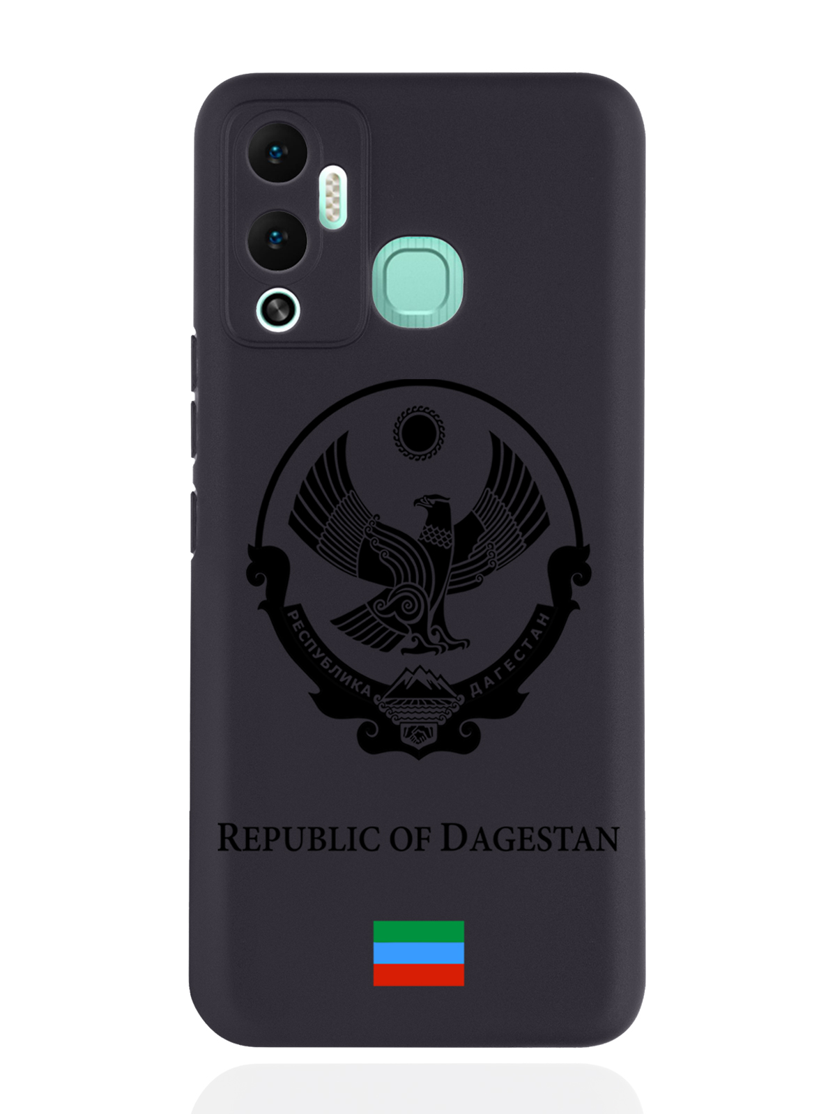 

Чехол SignumCase для Infinix Hot 12 Play Черный лаковый Герб Дагестана черный
