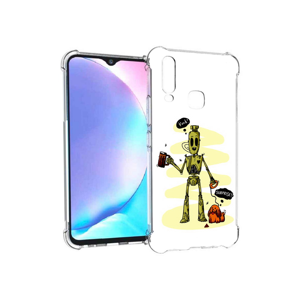 

Чехол MyPads Tocco для Vivo Y17 прикольный робот (PT136369.382.557), Tocco