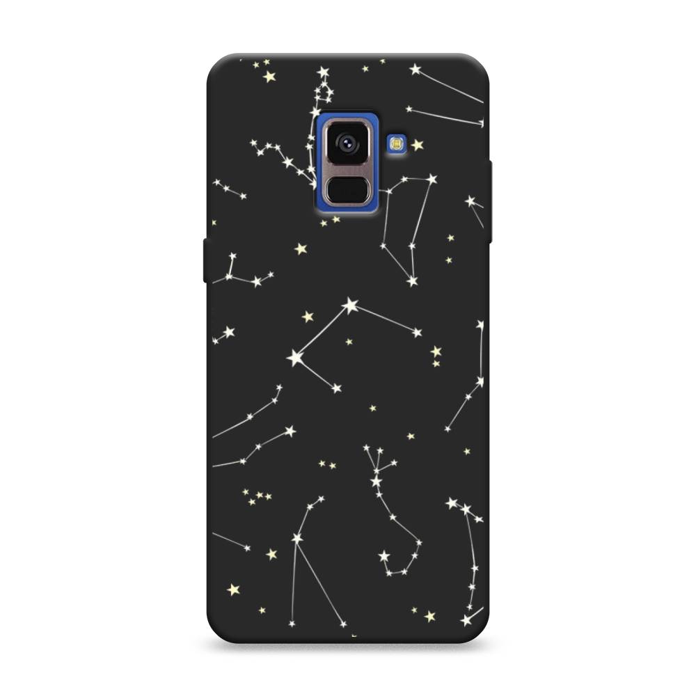 

Матовый силиконовый чехол "Созвездия" на Samsung Galaxy A8 2018, 25452-1