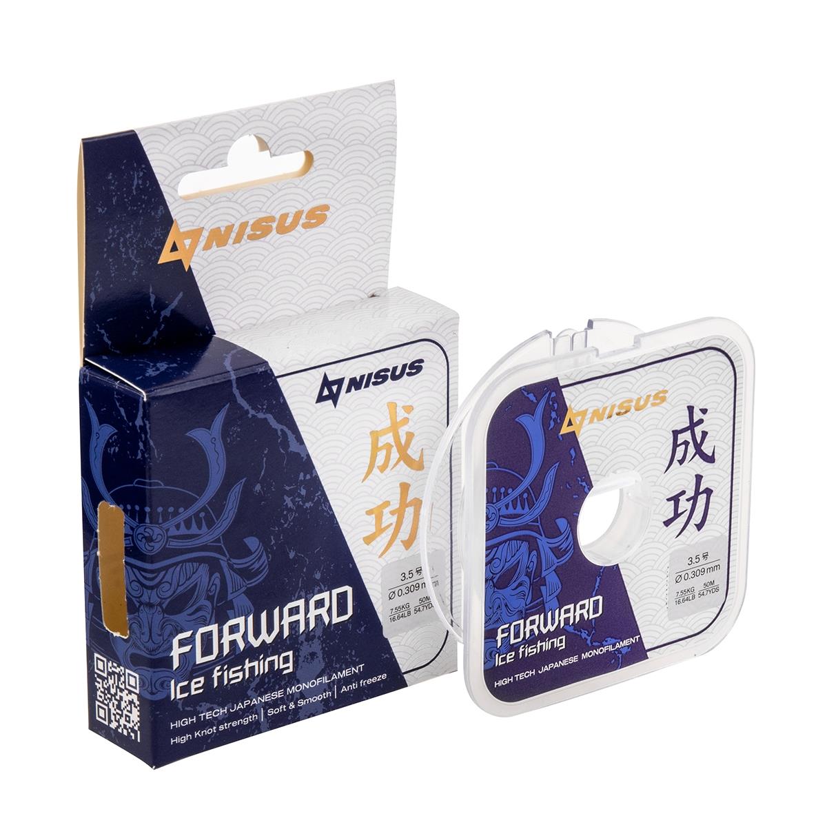 

Леска FORWARD ICE FISHING 0,309mm/50m Nylon Transparent (N-FIF-0.309-50) Nisus, Прозрачный, Forward Ice Fishing