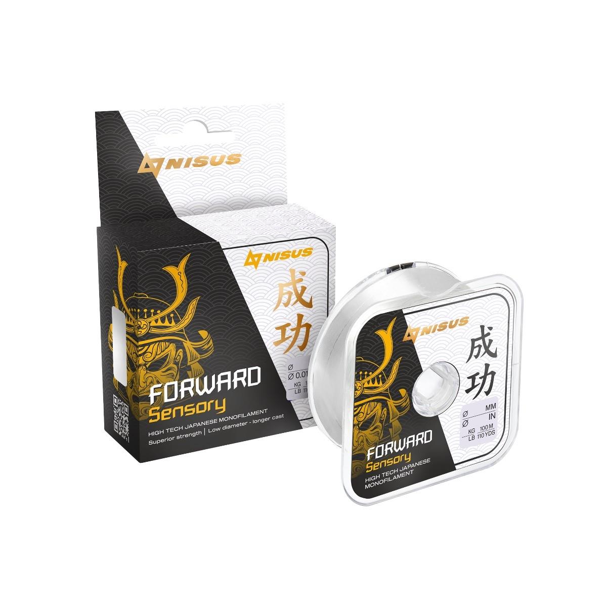 

Леска FORWARD Sensory 0,148mm/100m Nylon Transparent (N-FS-0148-100) Nisus, Прозрачный