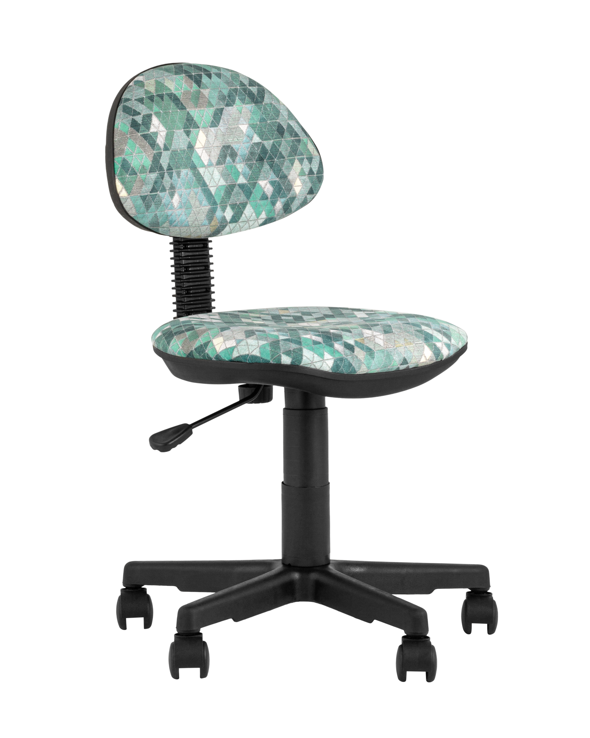 фото Кресло компьютерное детское stool group умка абстракция зеленый